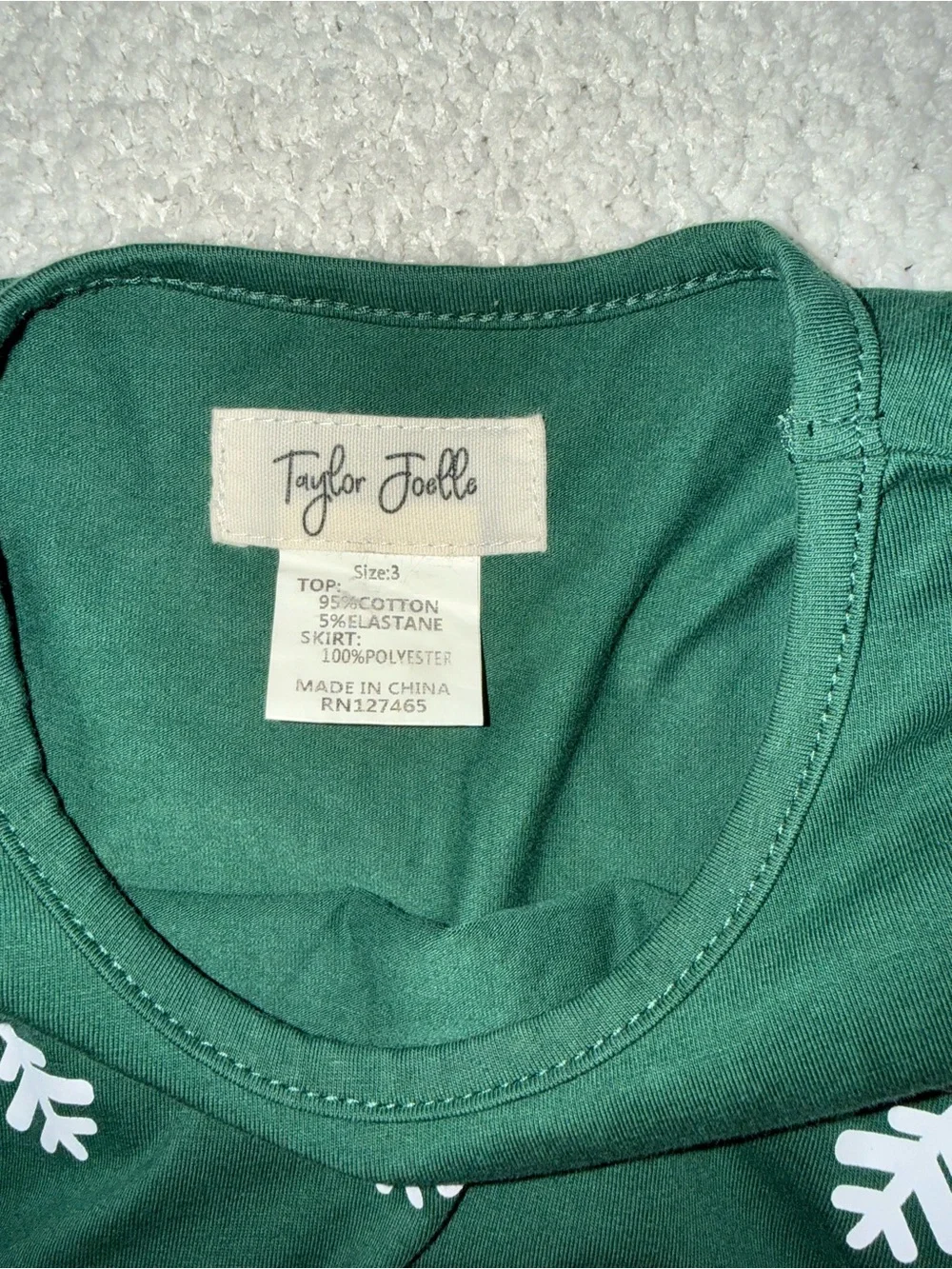 Taylor Joelle Holiday Snowflake Minnie Inspired Dress Size 3
